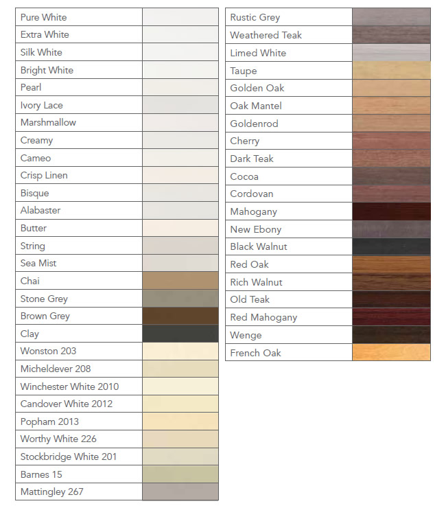 colour chart