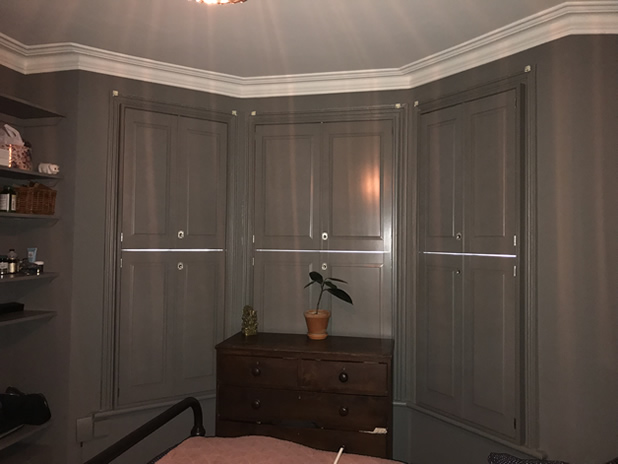 north london solid shutters living room
